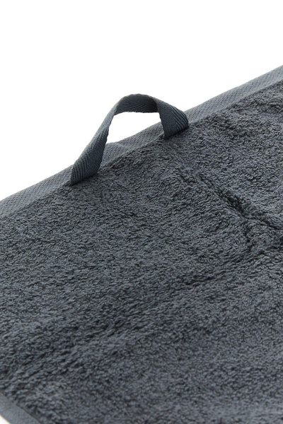 Charcoal terry washcloth