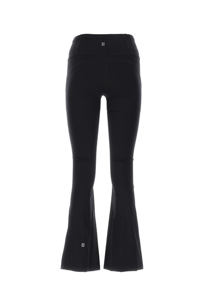 Black stretch nylon pant