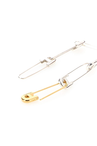 Ambush Man Two-Tone Metal A Safety Pin Link Bracelet