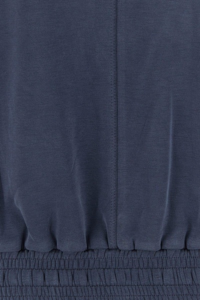 Air force blue stretch polyester blend sweatshirt