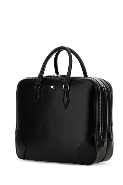 Black Leather Large Masterpiece Briefcase