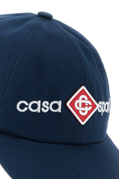 Navy blue cotton baseball cap