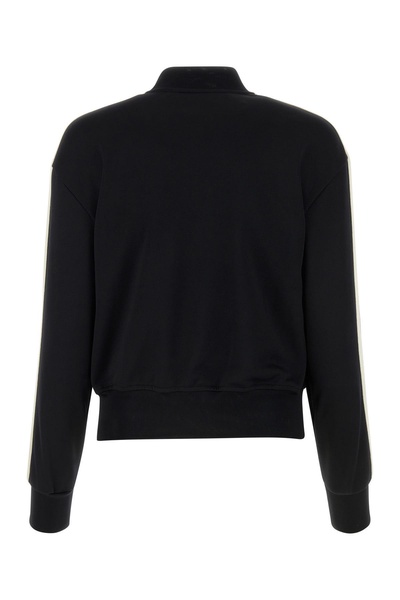 Black polyester sweatshirt