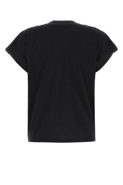 Black cotton t-shirt