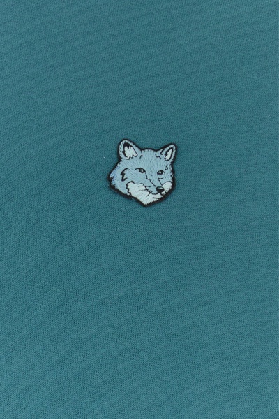 Maison Kitsuné Fox Head Patch Crewneck Sweatshirt