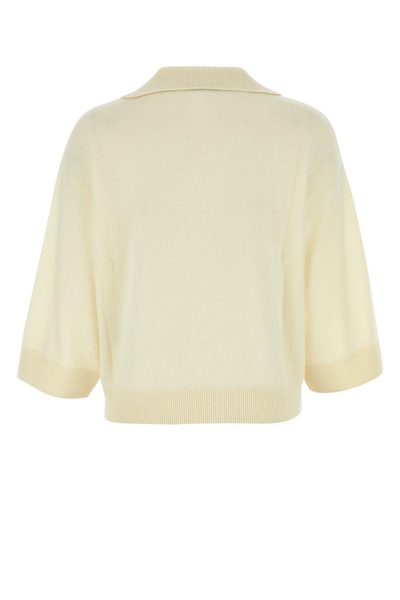 Pastel yellow cashmere Bogra sweater