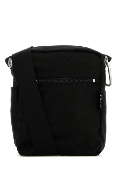 Black canvas Cash & Carry crossbody bag