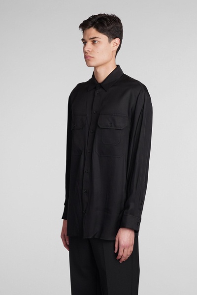 Shirt In Black Viscose