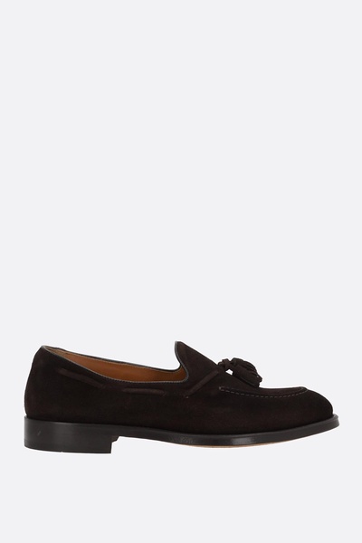 Suede Loafers With Tassels