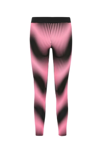 Printed Stretch Viscose Bodyline Leggings