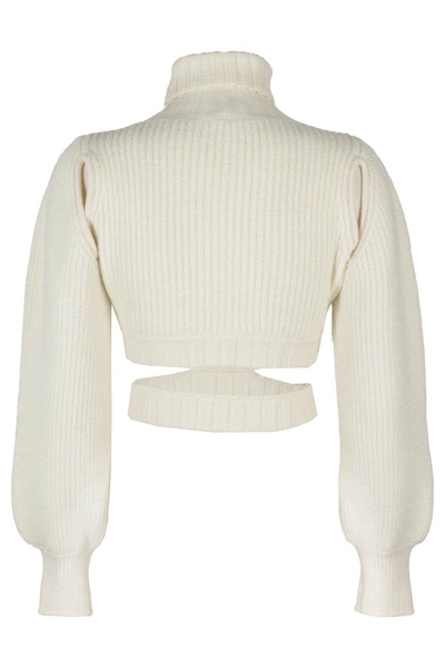 Ribbed Knit Crop Sweater