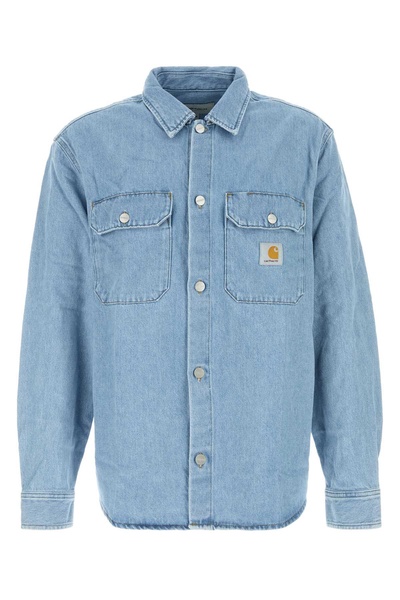 Light Blue Denim Harvey Shirt Jac