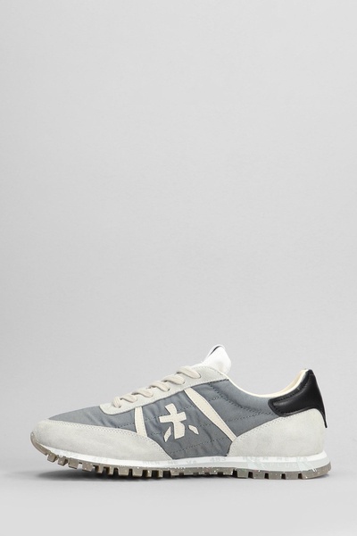 Sean Sneakers In Grey Suede And Fabric