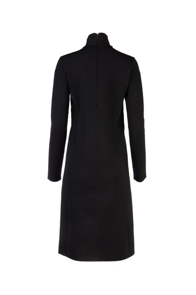 Bottega Veneta Cut-Out Long-Sleeved Midi Dress