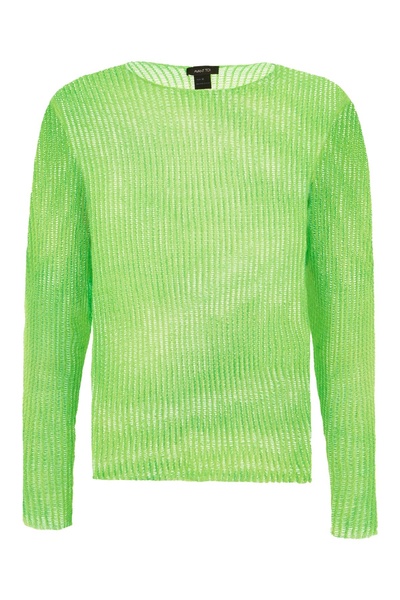 Fluo Green Mesh Sweater