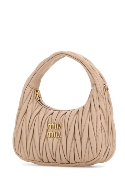 Powder Pink Nappa Leather Handbag