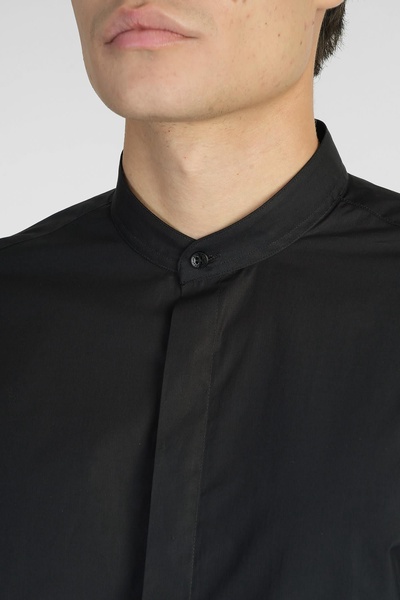 Ives Shirt In Black Cotton