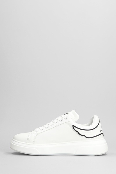 Sneakers In White Leather