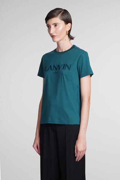 T-shirt In Green Cotton