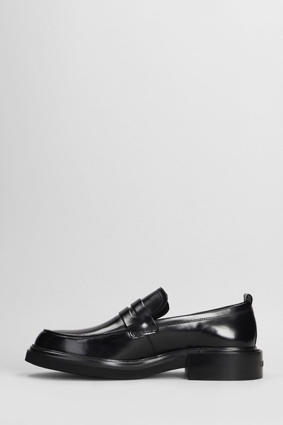 Loafers In Black Leather