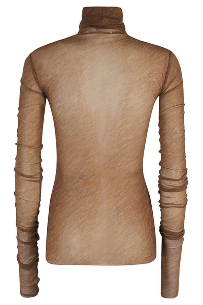 High Neck Long-sleeved Top