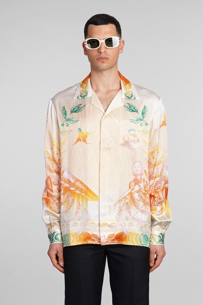 Shirt In Beige Silk