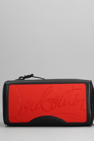 Blaster Clutch In Black Leather