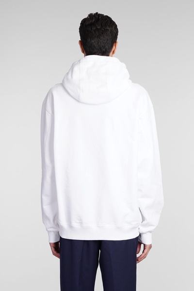 Sweatshirt In White Cotton