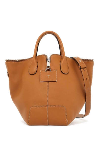 Tod's Leather Medium-Sized Swing Bag For Women Women