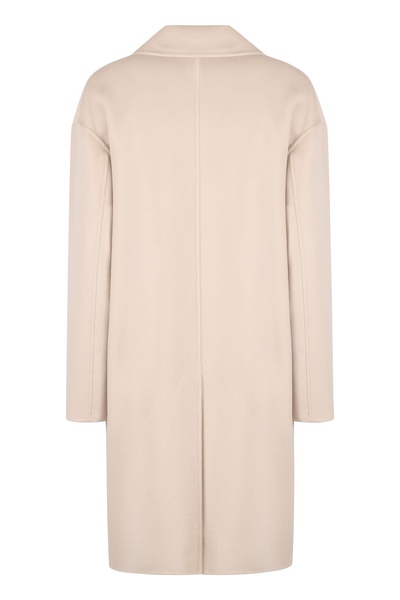 Pinko Cacciavite Single-Breasted Wool Coat