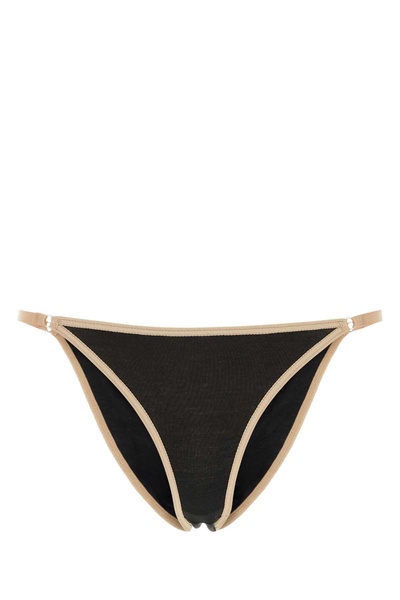 Black Stretch Cotton Brief