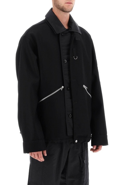 Melton Wool Blouson Jacket