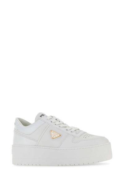 White Leather Downtown Sneakers