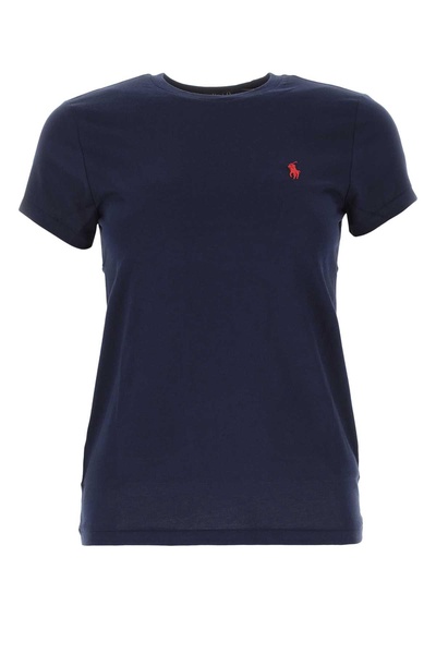 Dark Blue Cotton T-shirt