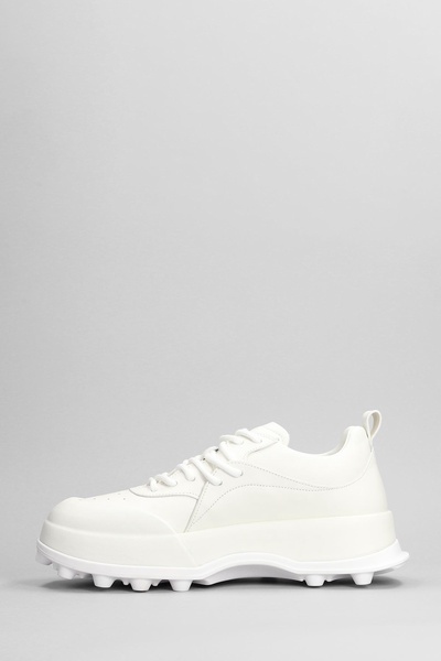 Sneakers In White Leather