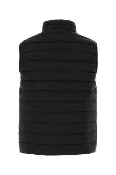 Black Polyester Sleeveless Down Jacket