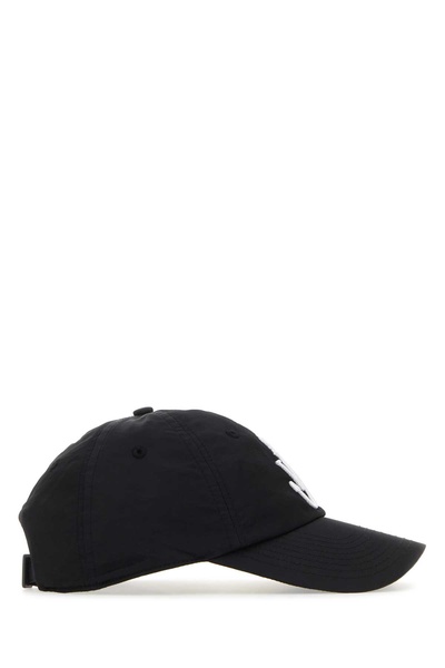 Black Nylon Blend Baseball Cap