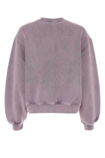 Pink Cotton Blend Sweatshirt