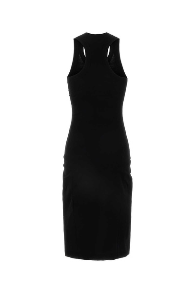 Miu Miu Woman Black Viscose Blend Dress