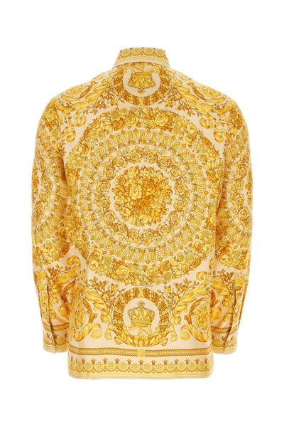 Versace Man Printed Satin Shirt