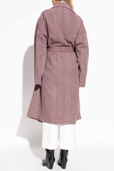 Patched Pocket Oversized Long Coat