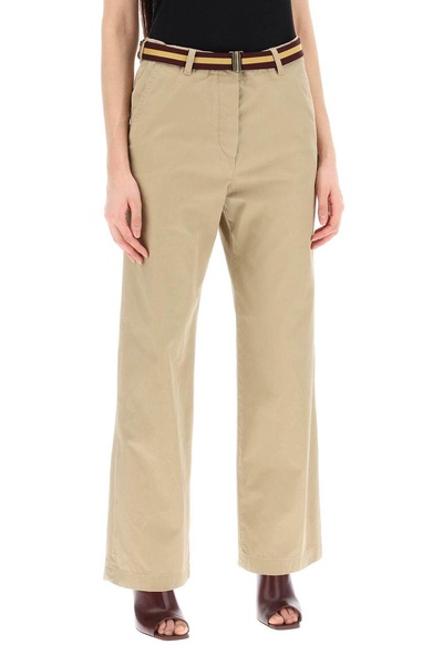 Belted Straight Leg Pants