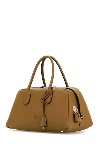 Khaki leather medium Darsena handbag