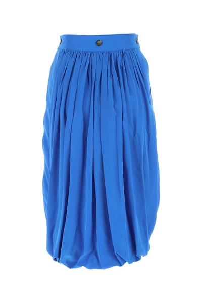 Light-blue Crepe Flip It Up Skirt