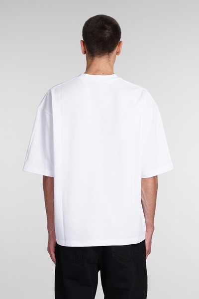 T-shirt In White Cotton