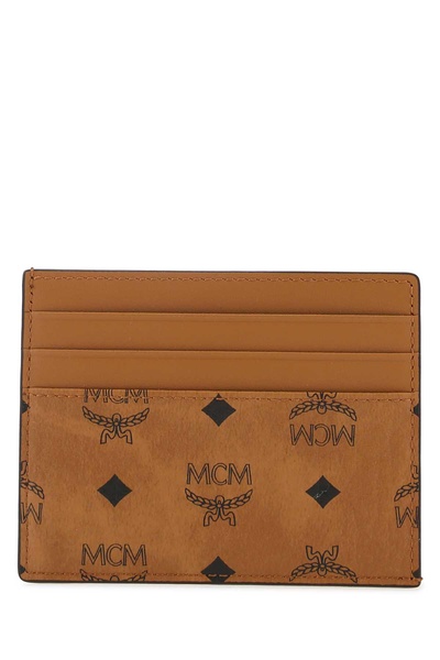 Mcm Man Printed Leather Cardholder