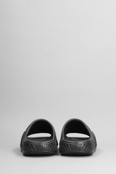 Siplas Slipper-mule In Black Rubber/plasic