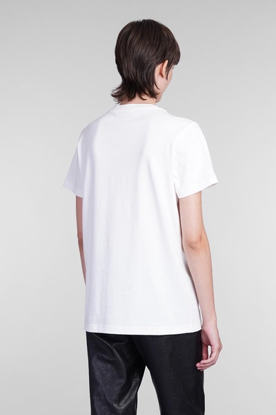 T-shirt In White Cotton