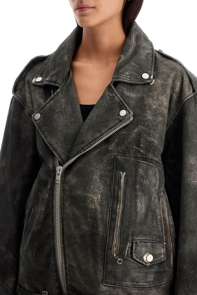 Lee's Faux Leather Biker Jacket With