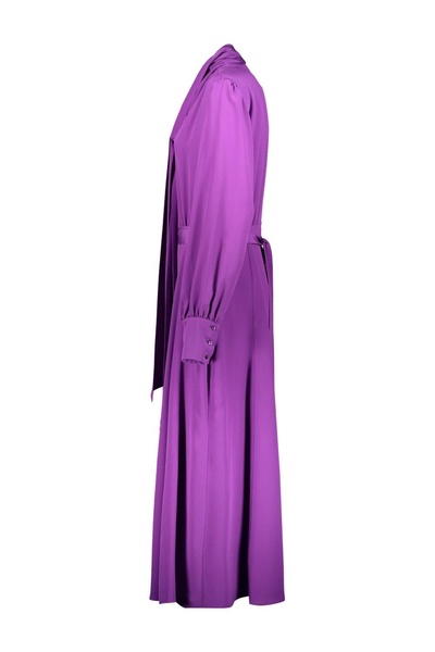 Long Dress In Crepe De Chine